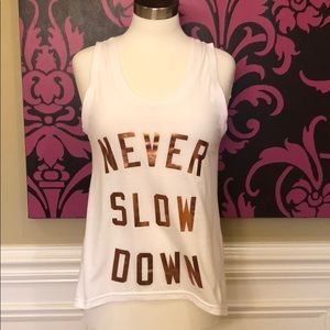 Never Slow Down Adidas Muscle Top
